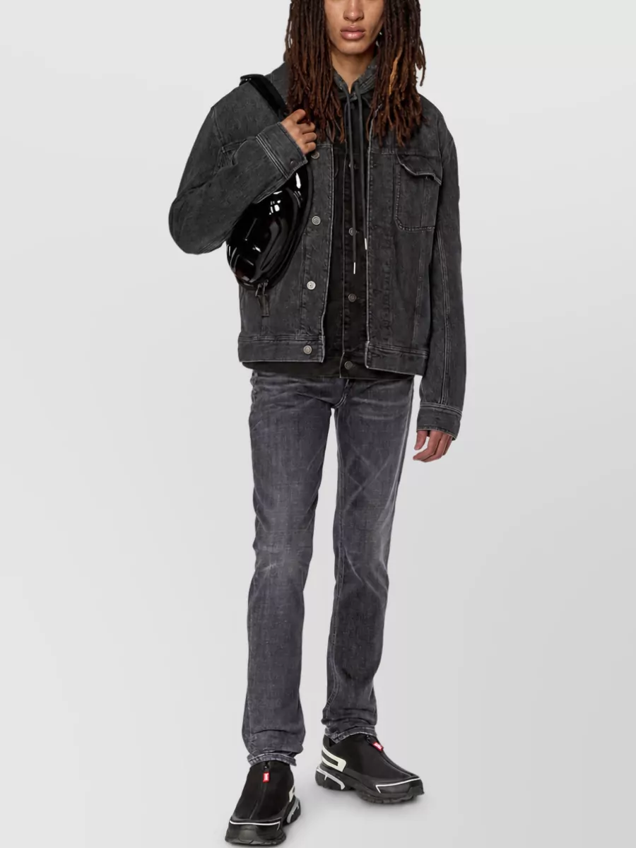 Diesel Leather Skinny Trousers