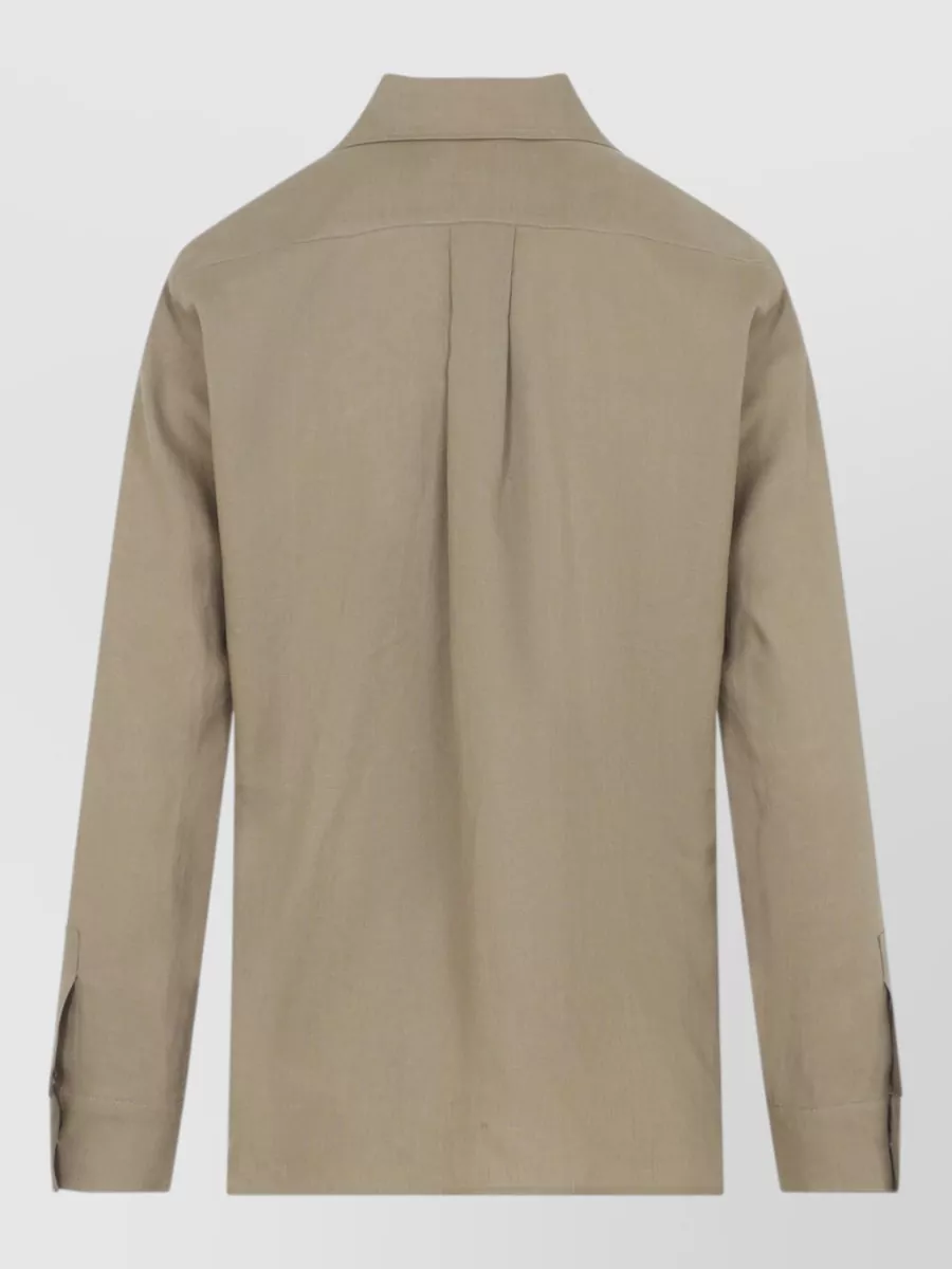 Max Mara Linen Logo Shirt
