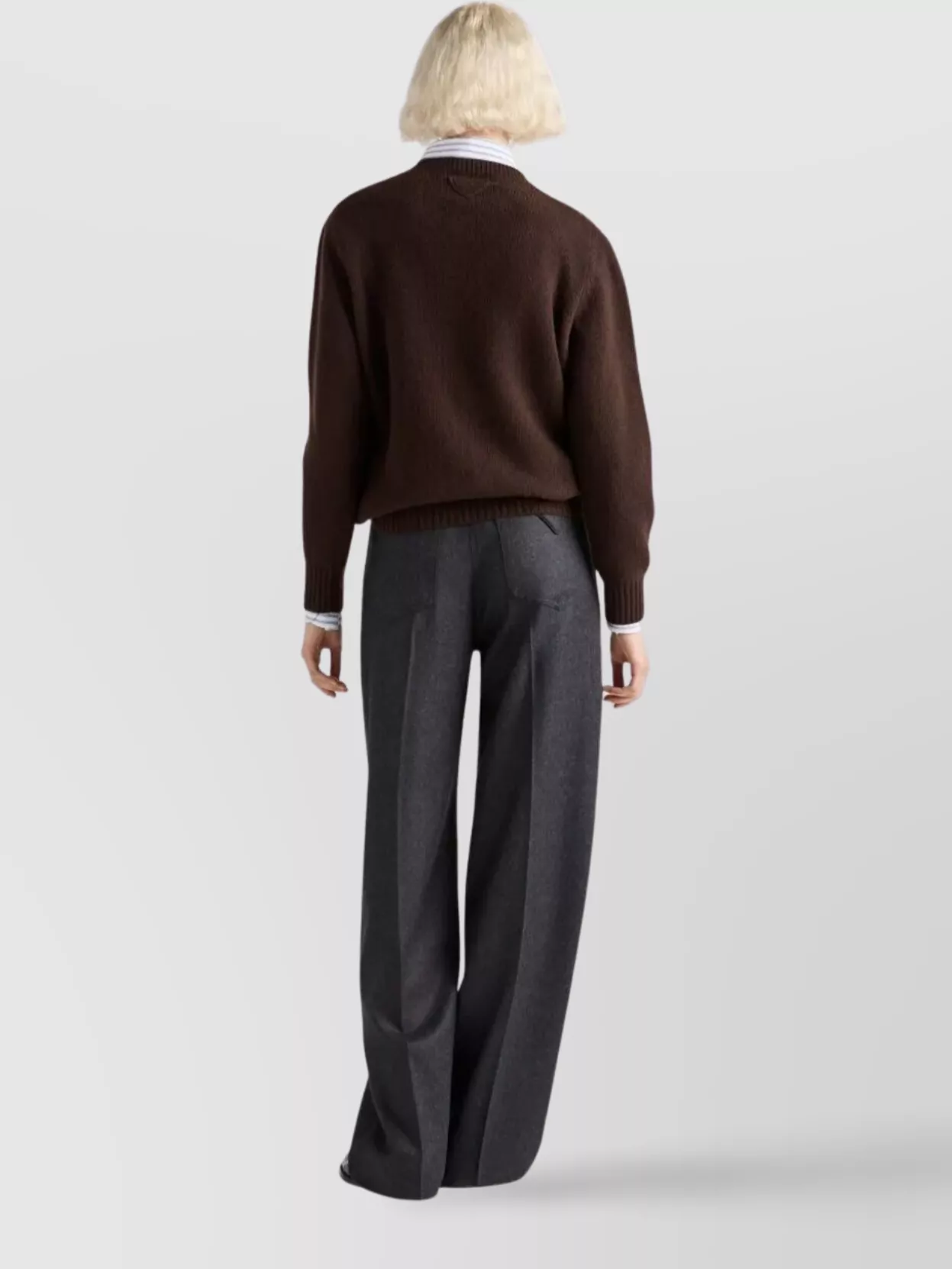 Prada Cashmere And Wool Crew-Neck Pullover