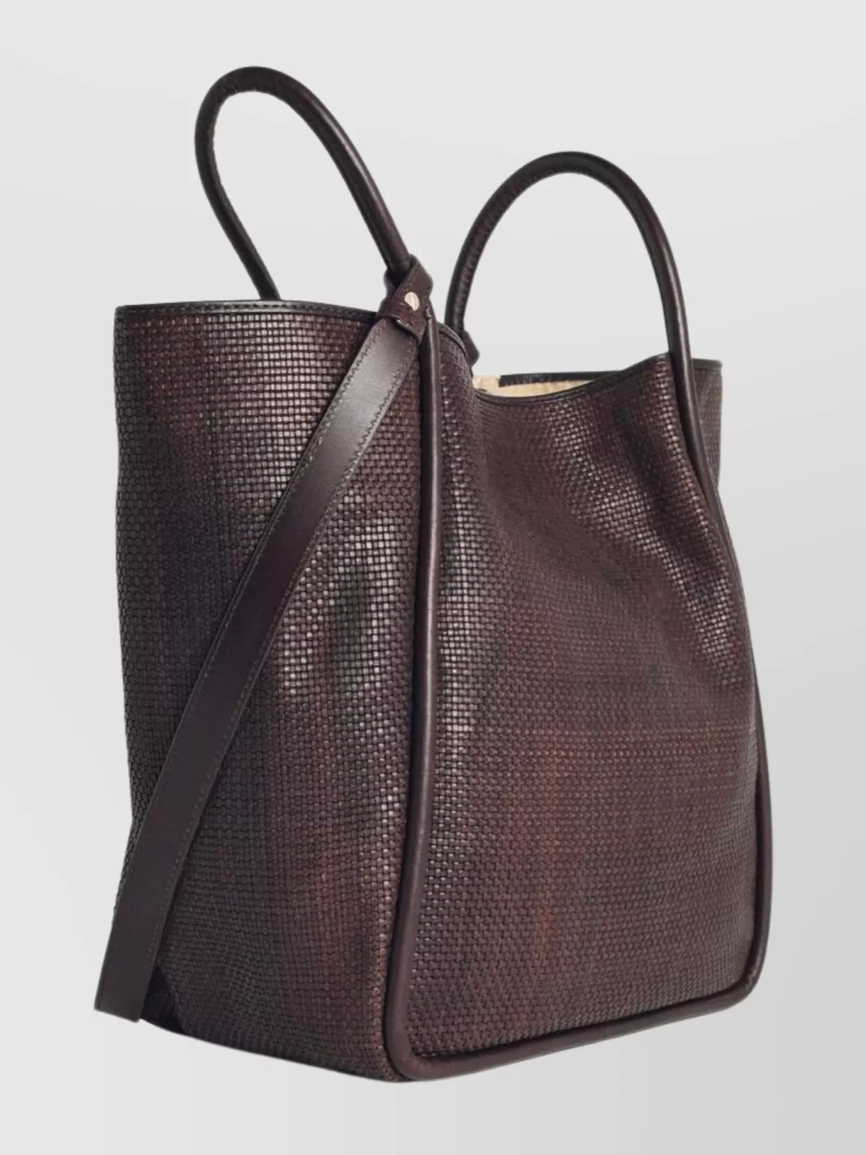 Dragon Diffusion Dual Handle Textured Leather Tote Bag