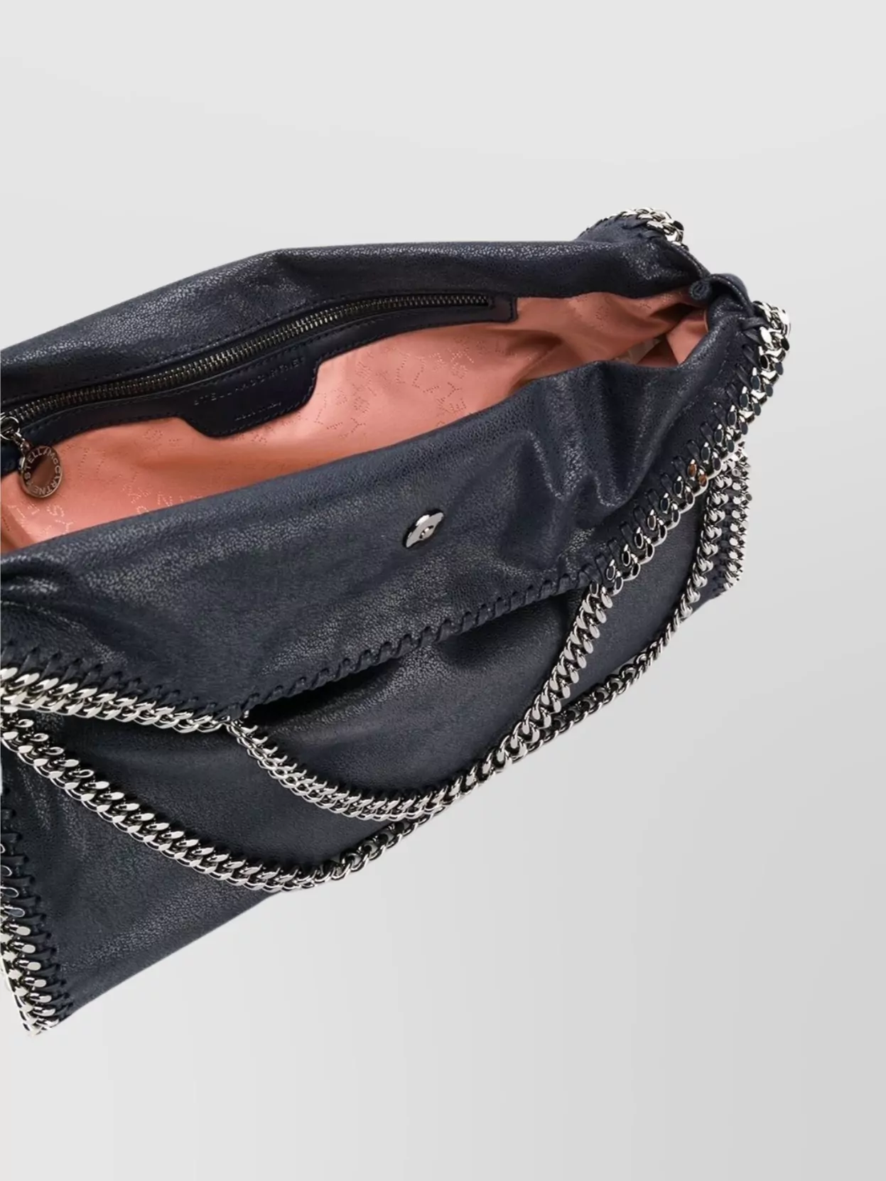 Stella Mccartney Chain Strap Whipstitch Detailing Tote Bags