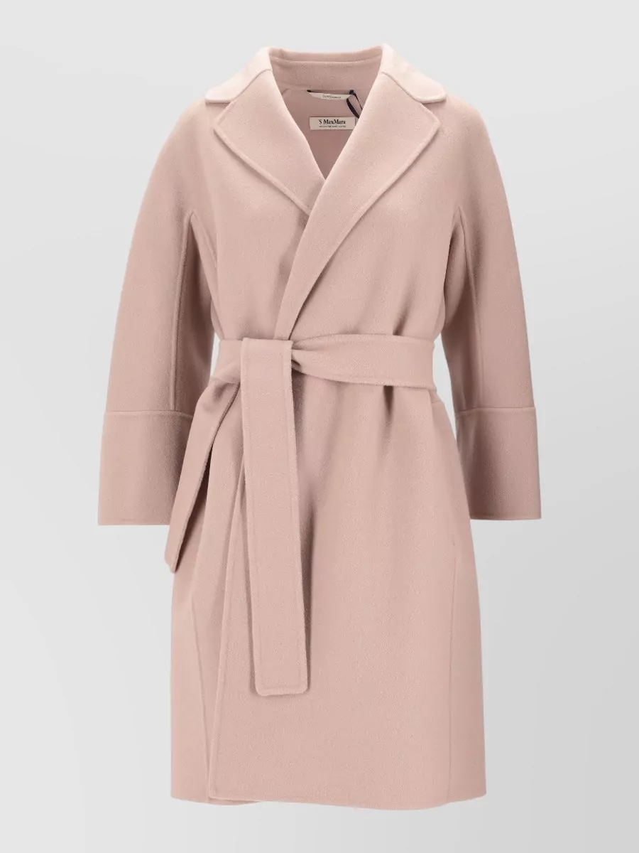 S Max Mara virgin wool single-breasted coat
