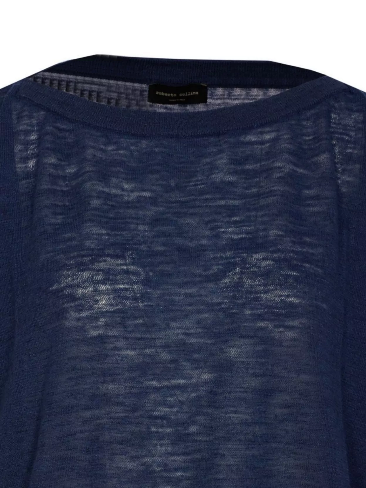 Roberto Collina Crewneck Knitwear Sheer Fabric