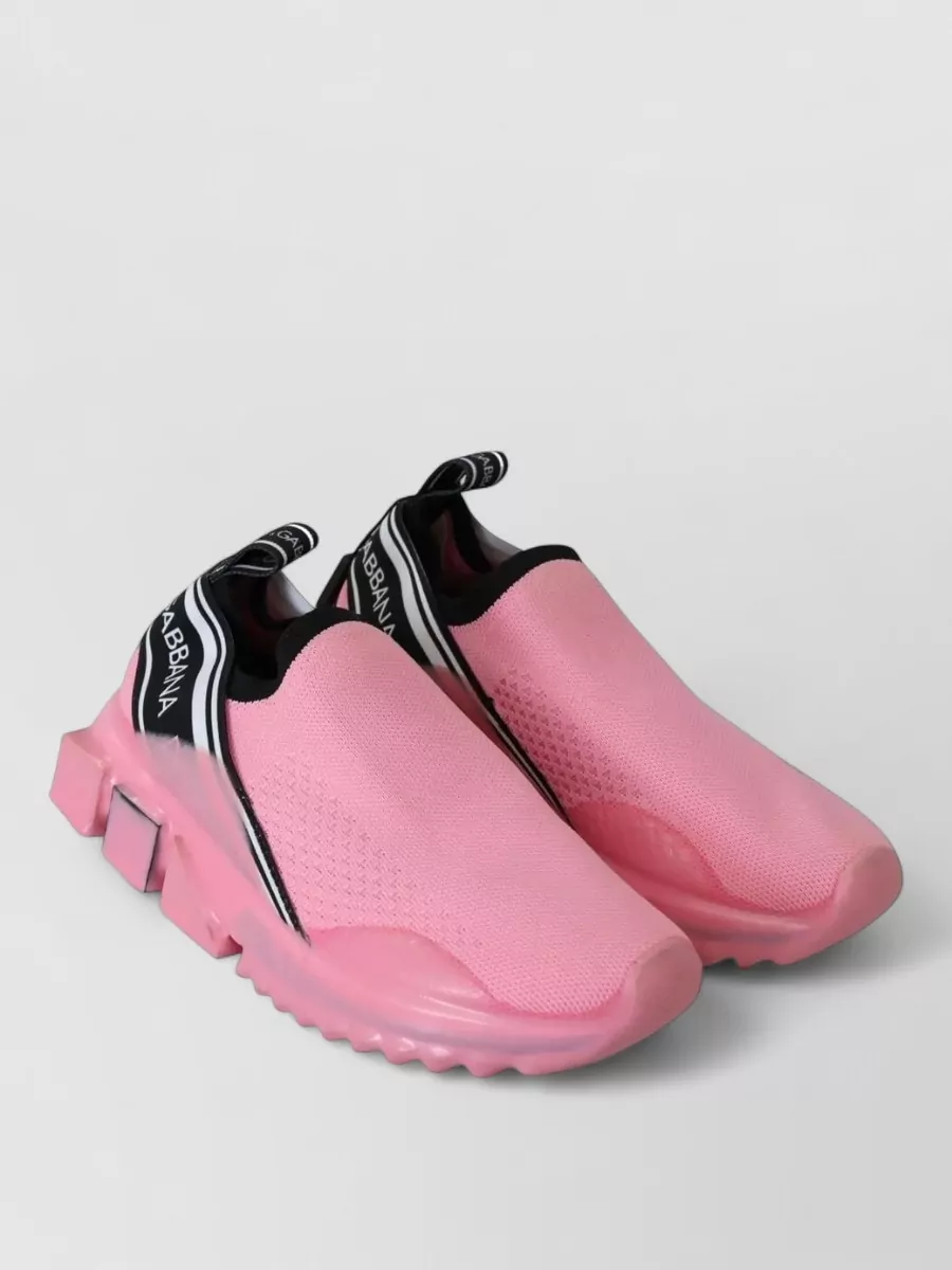 Dolce&Gabbana knitted slip-on low-top sneakers