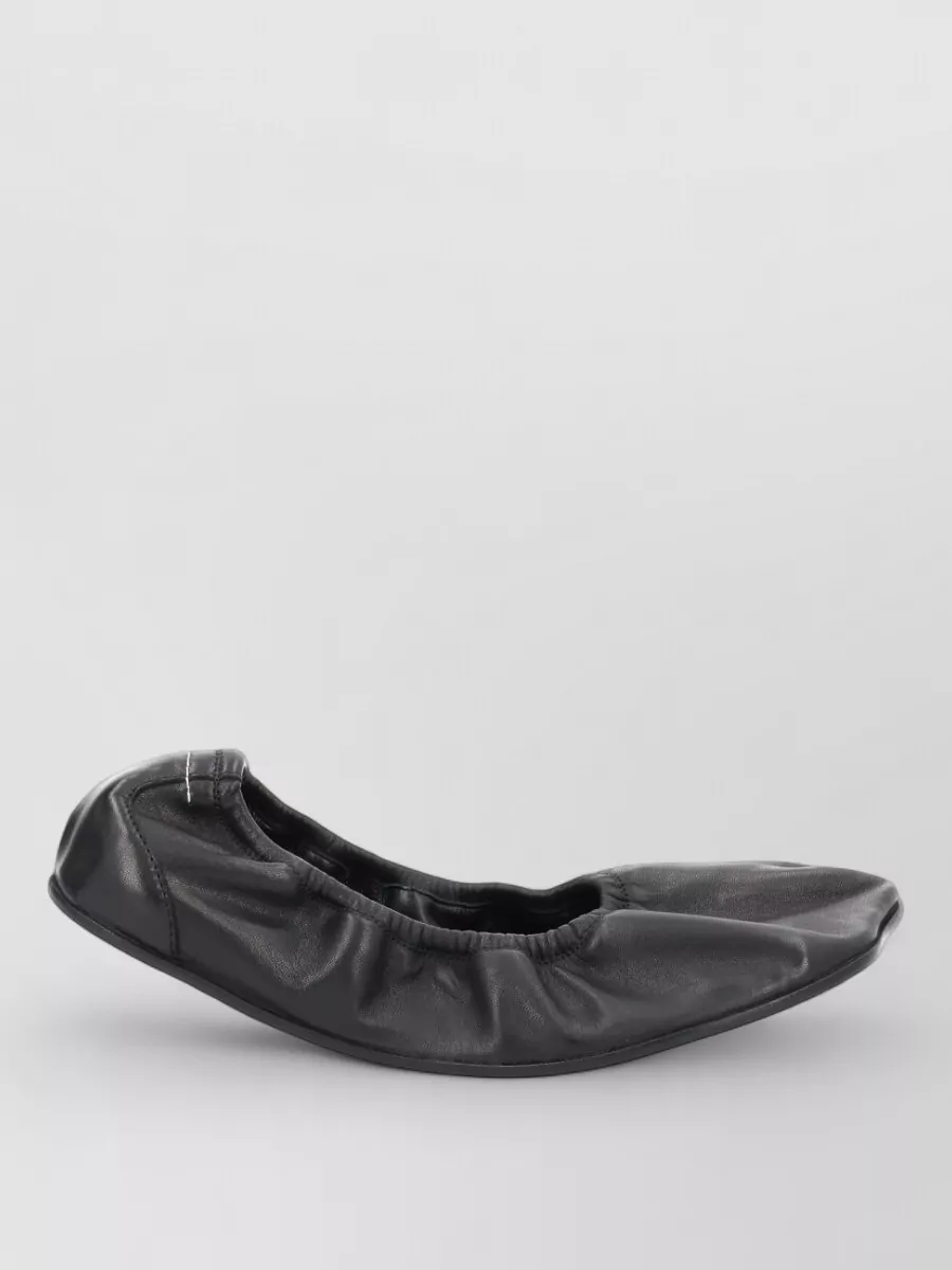 Mm6 Maison Margiela Leather Ballerina Shoes