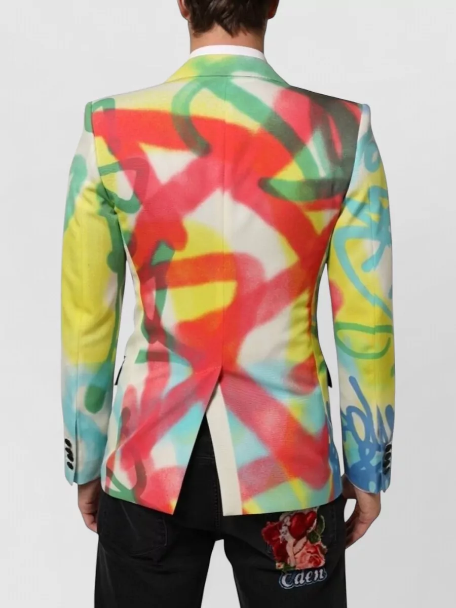 Dolce&Gabbana Silk Blend Single-Breasted Blazer