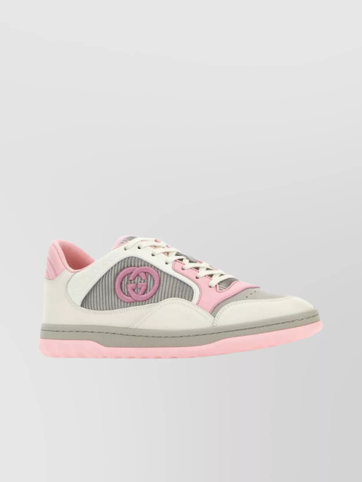 Shop Gucci Mac80 Sneakers In Fabric And Leather