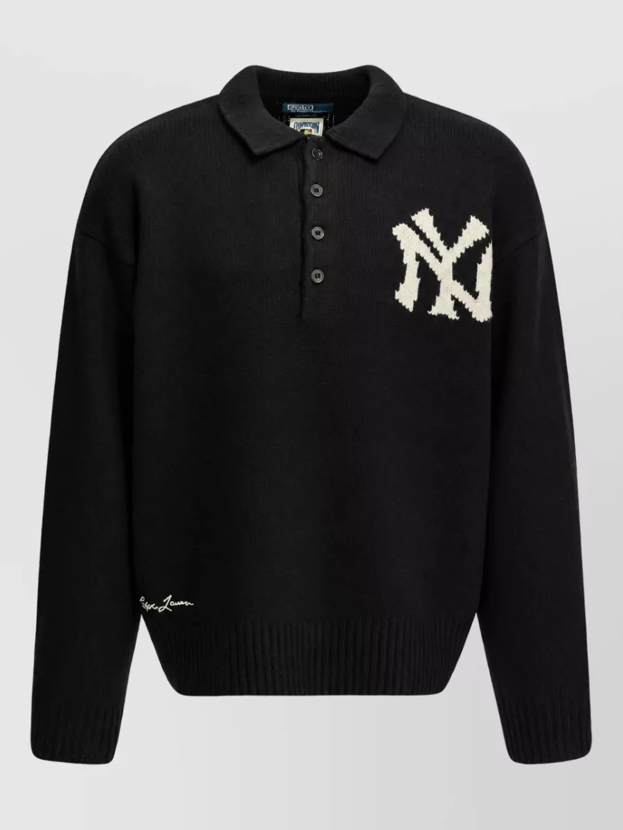 Polo Ralph Lauren wool cashmere polo sweater