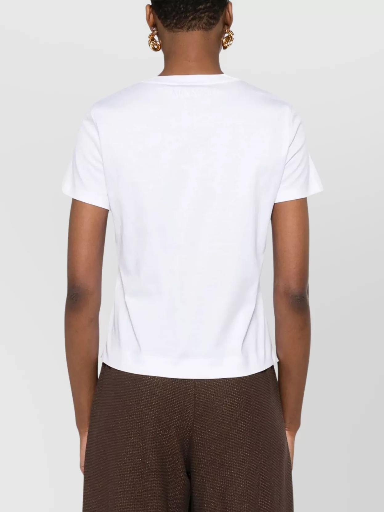 Max Mara Short Sleeve Crew Neck Basic Top