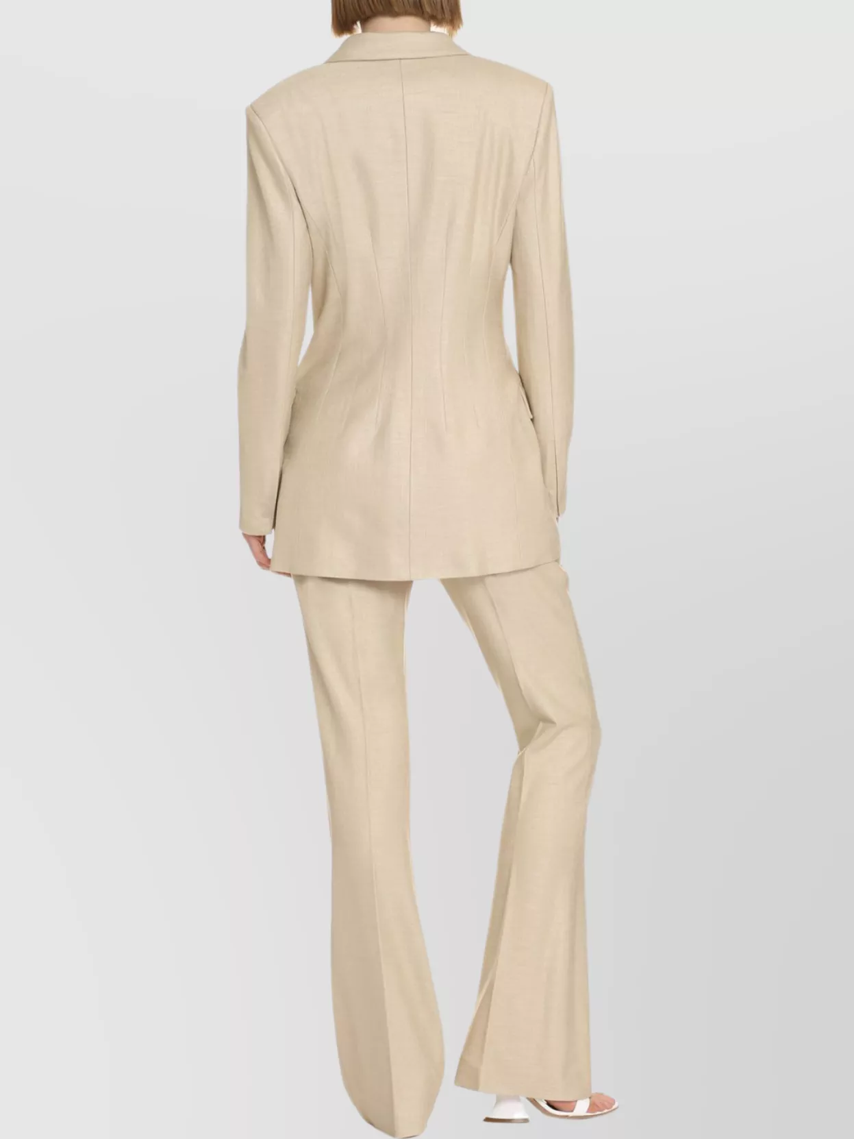 Shop Genny Tailored Blazer With Peak Lapel Collar