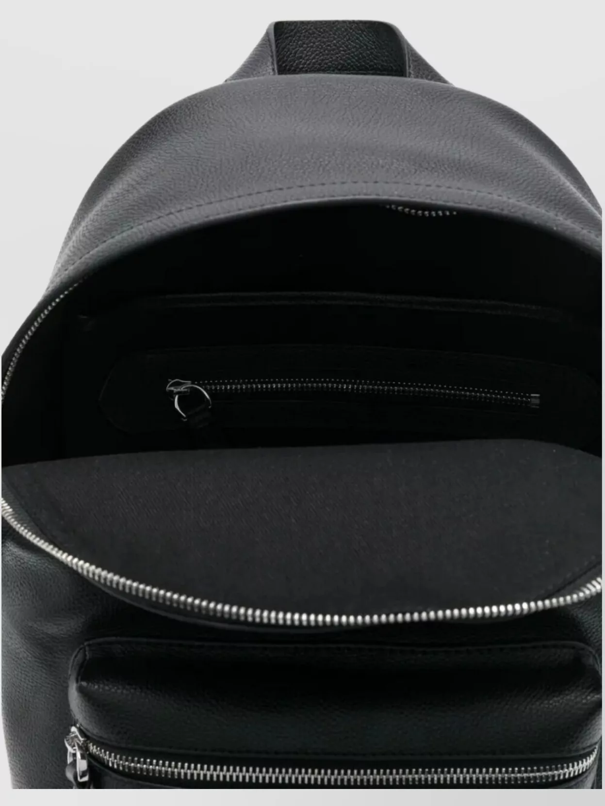 Polo Ralph Lauren Leather Backpack Featuring Adjustable Straps
