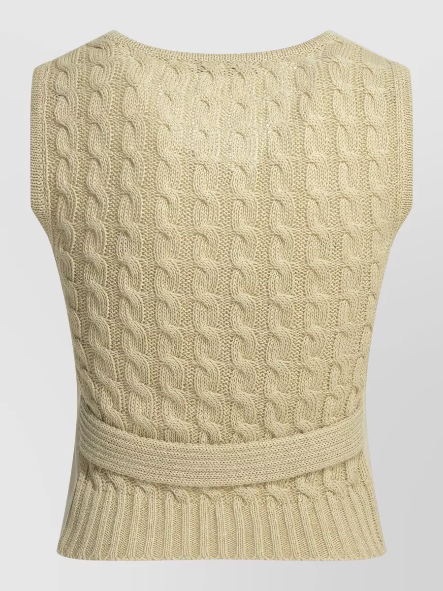 Max Mara Linen Knitted Vest