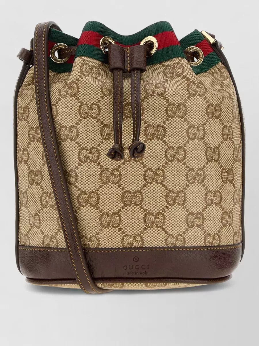 Gucci mini textile bucket bag