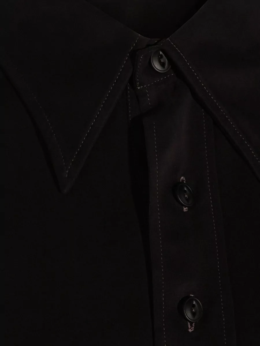 Maison Margiela Polo Shirt Short Sleeves Stitch Detailing