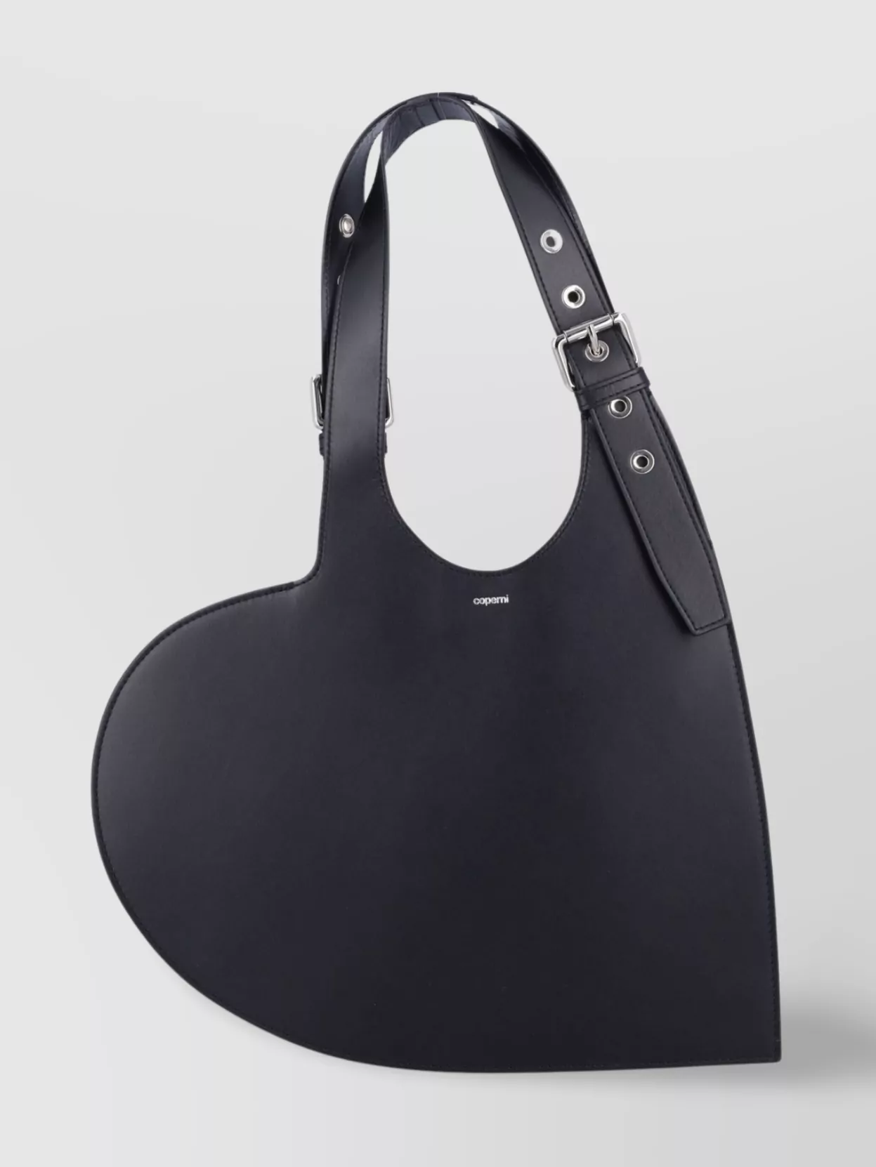 Coperni Heart Shape Silver Tote Bag