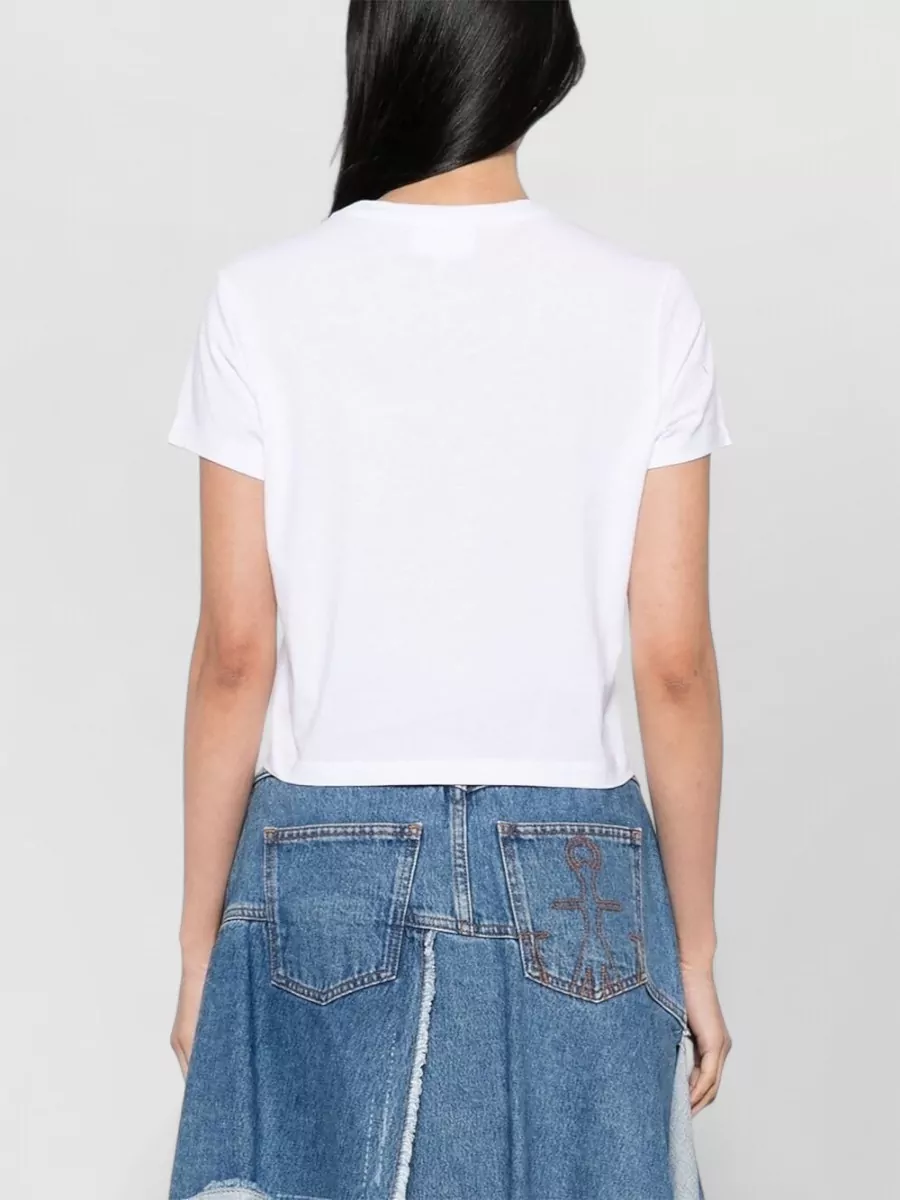 Maison Kitsuné Cotton Cropped T-Shirt