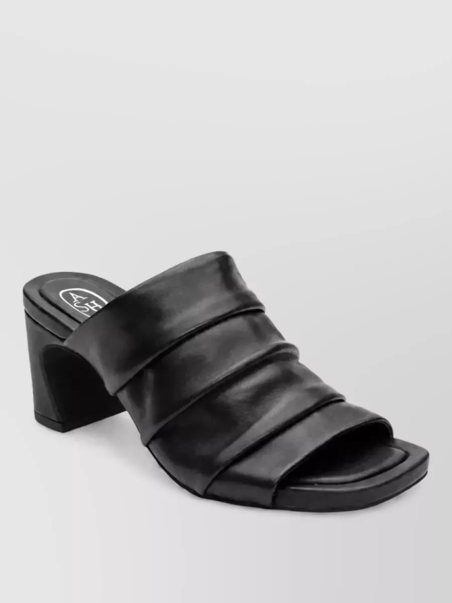 Ash Leather Mules