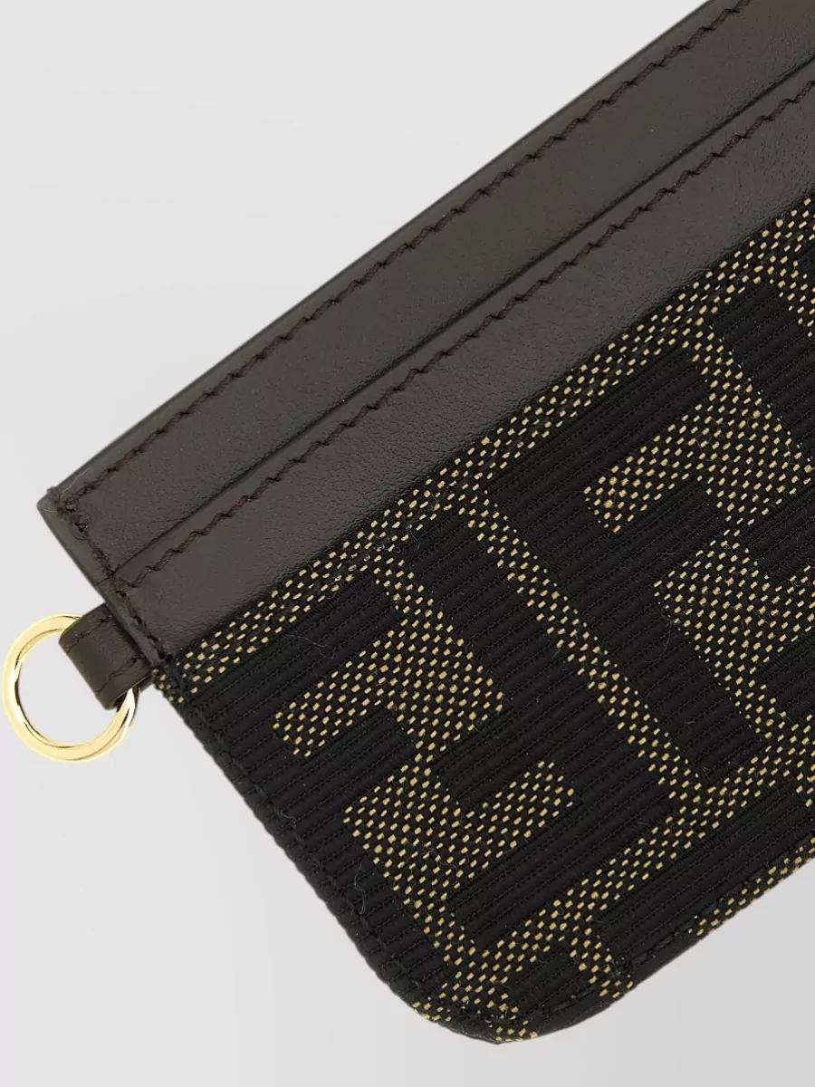 Fendi Na Jacquard Cardholder