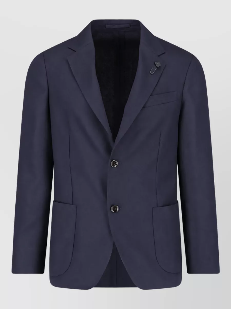 Lardini virgin wool single-breasted suit