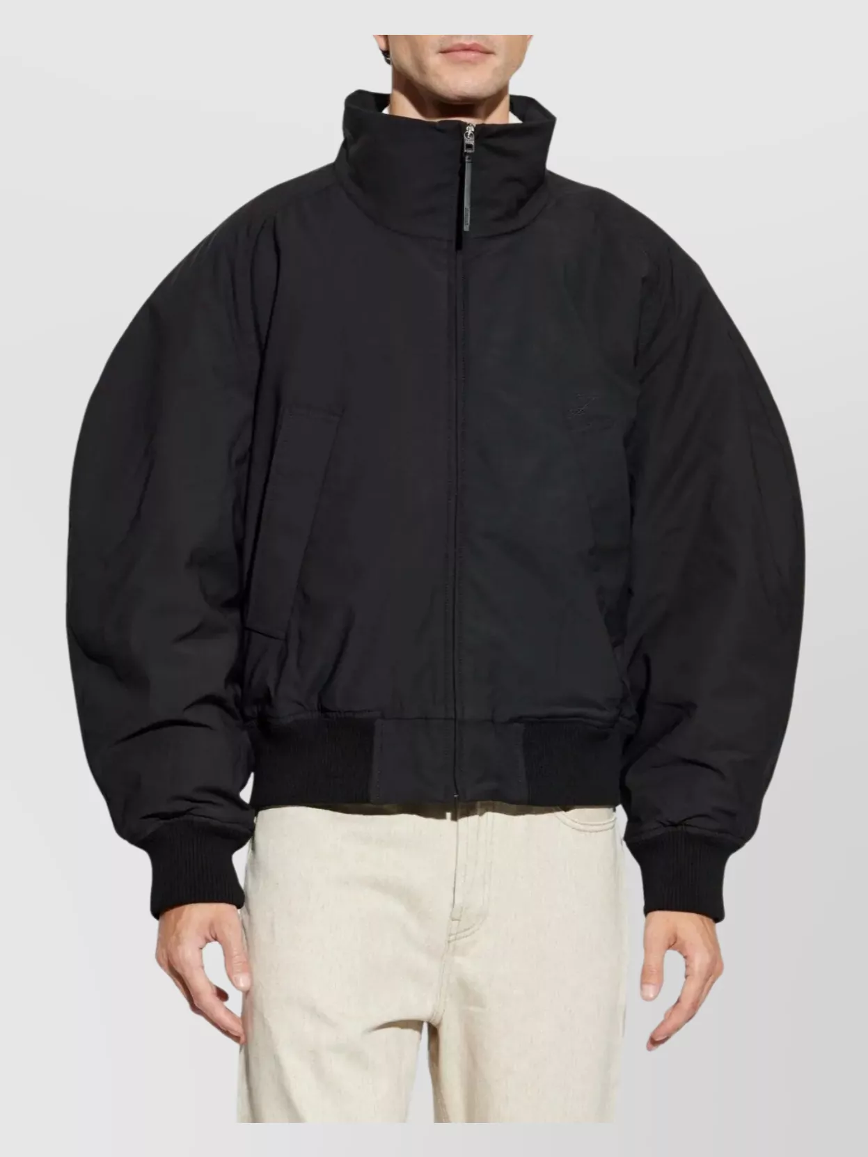 Jacquemus Aero Padded High Collar Bomber Jacket
