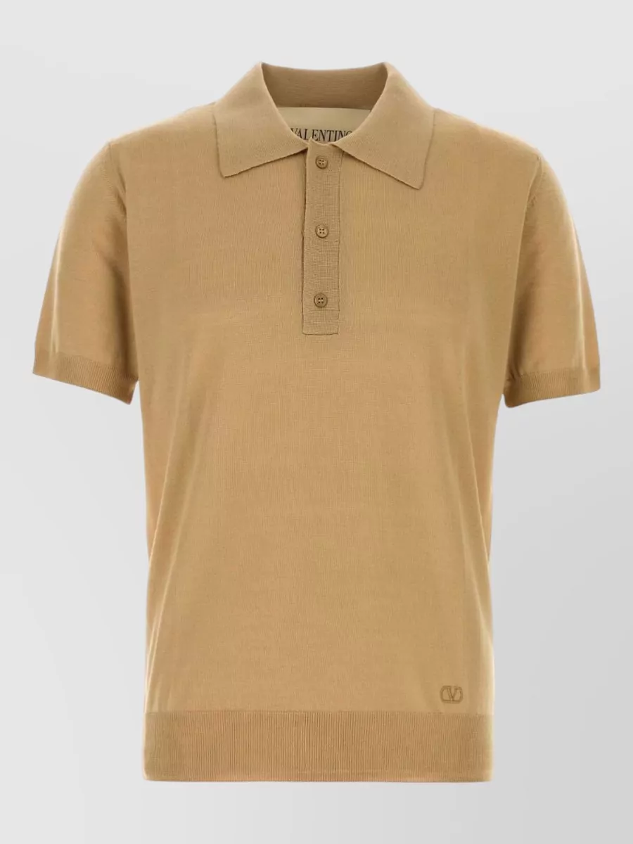 Valentino Garavani wool polo shirt