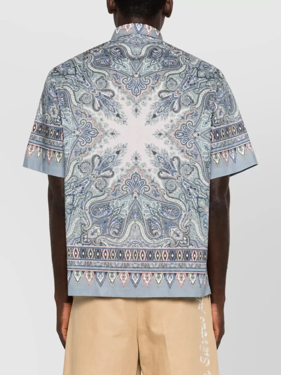 Etro Cotton Short Sleeve Shirt