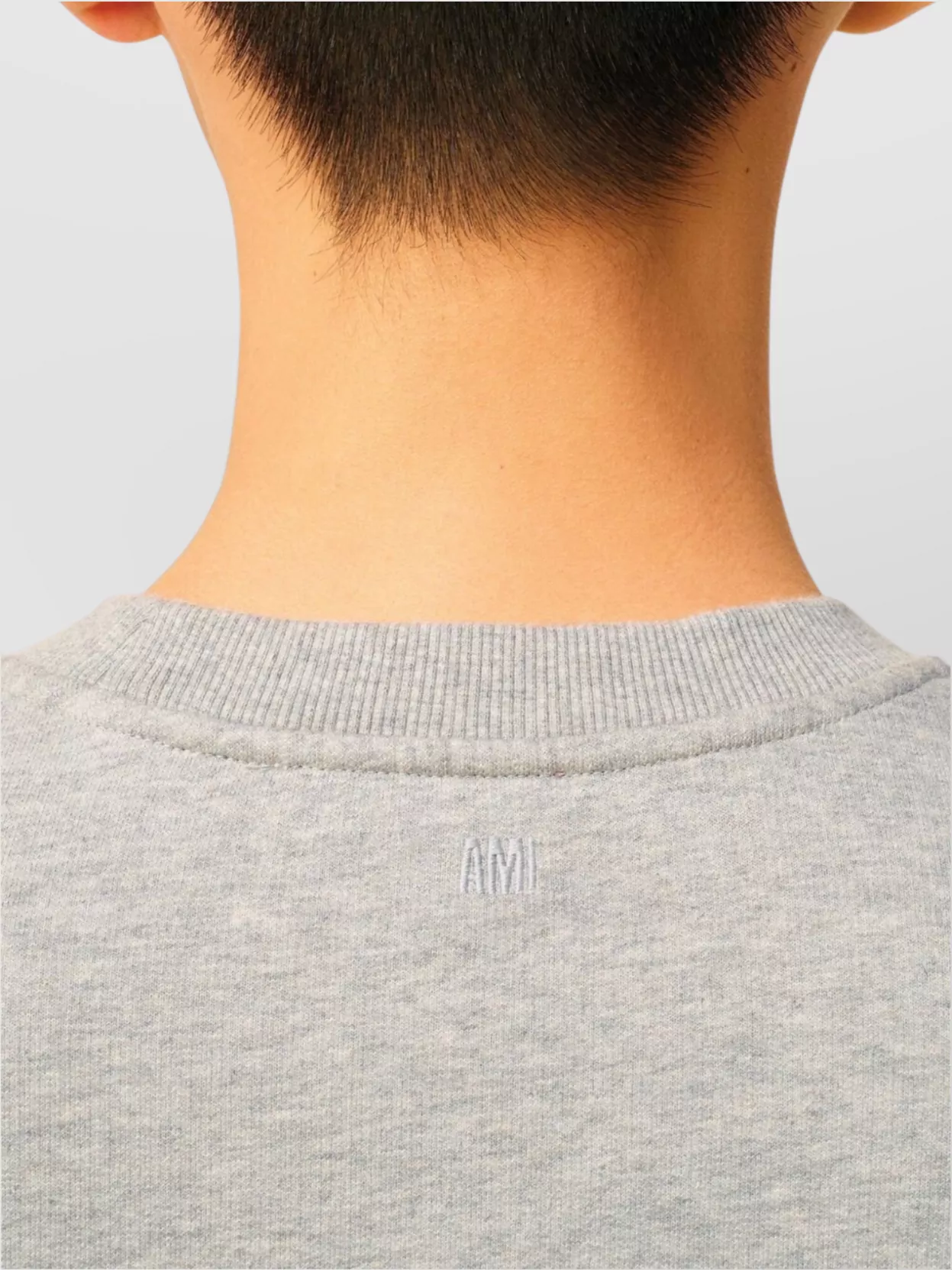 Ami Paris Heart Friend Cotton Crewneck Sweater