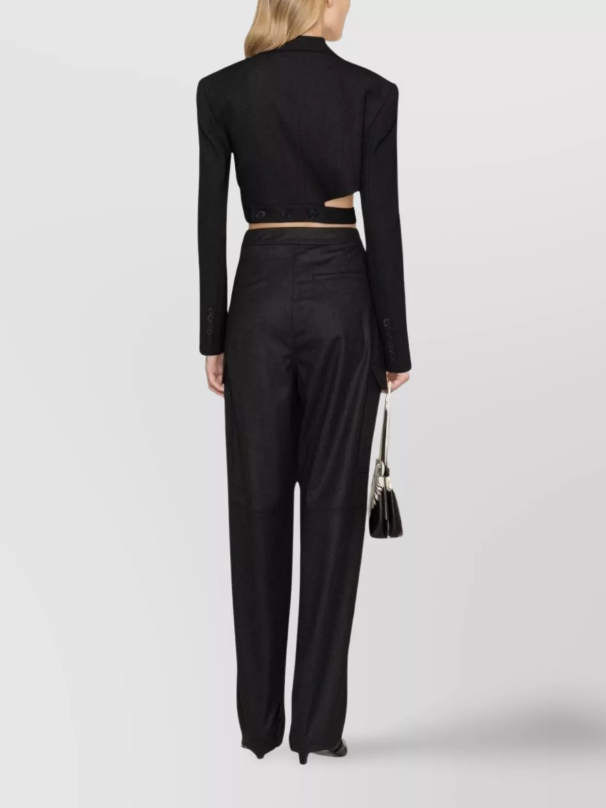 FILIPPA K HIGH-WAISTED CARGO PANTS WITH SIDE POCKETS