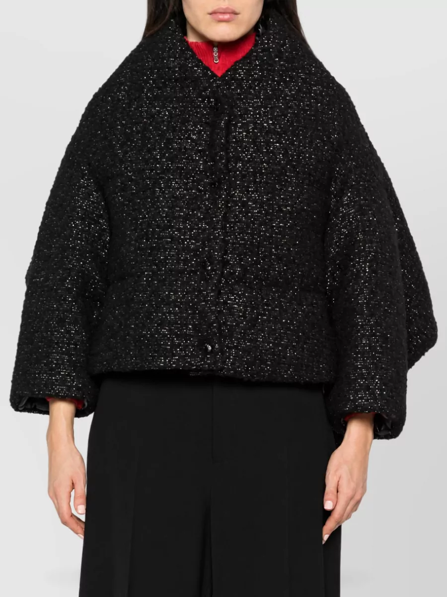 Moncler Quilted Cropped Cape