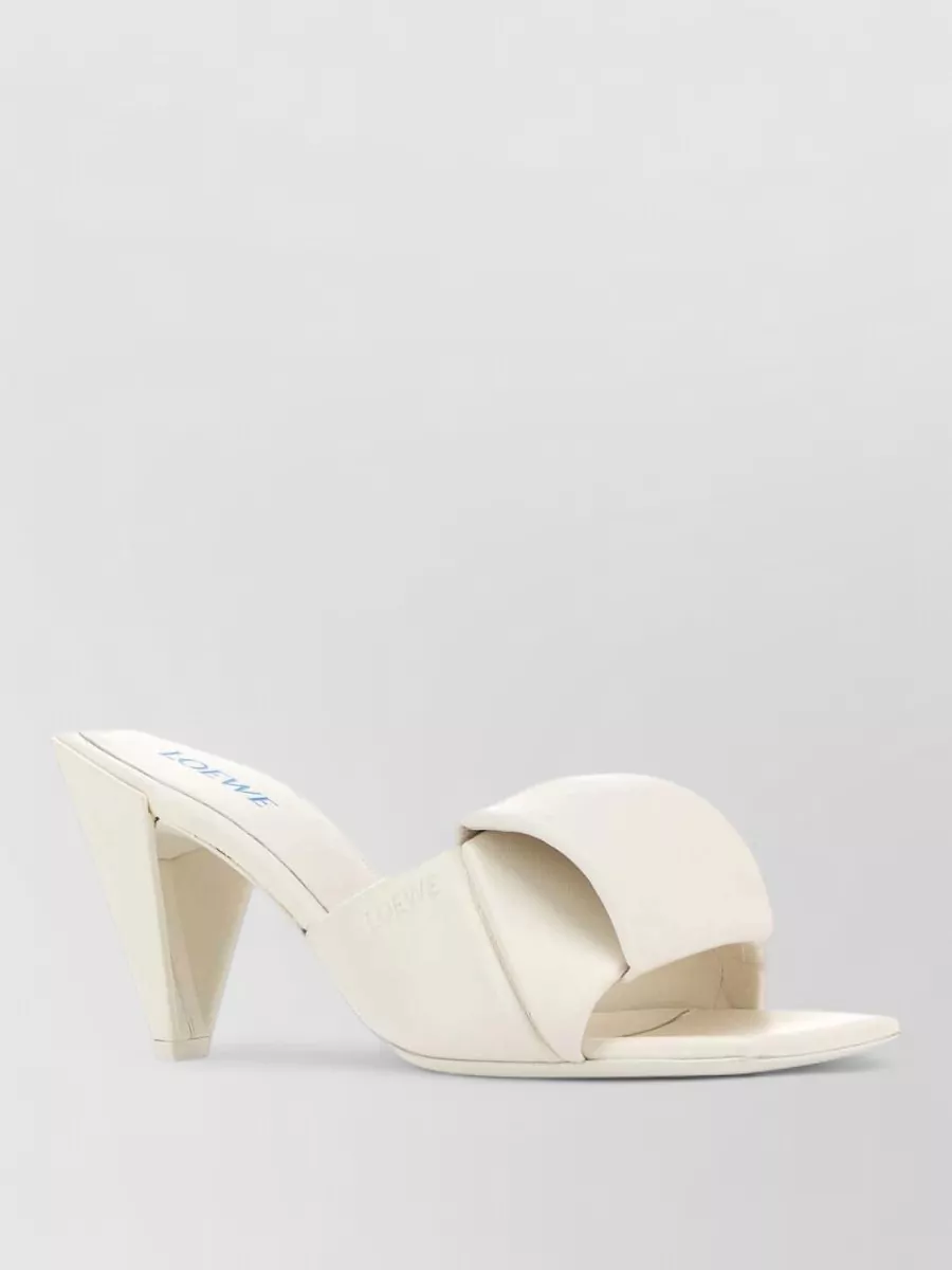 Loewe leather origami mules