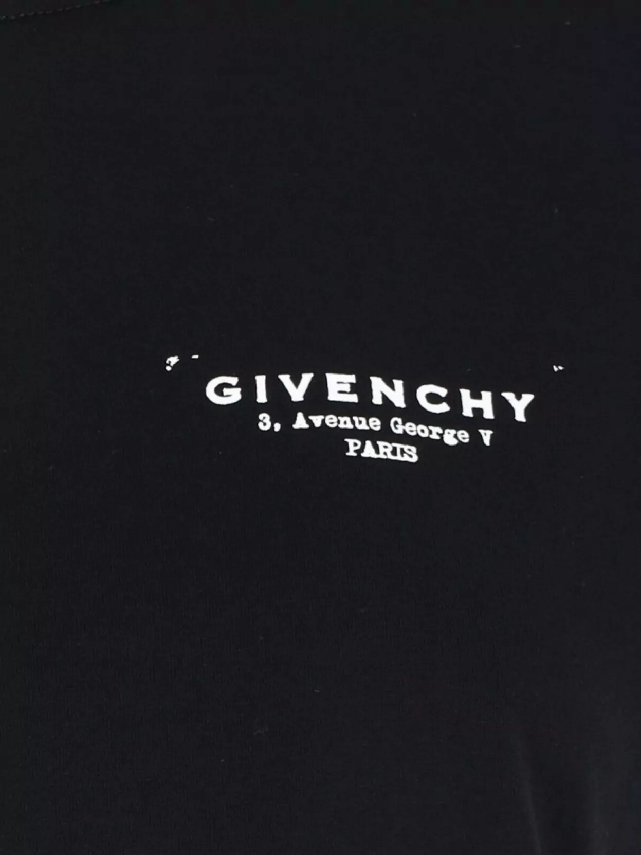 Givenchy Back Print Crew Neck Top