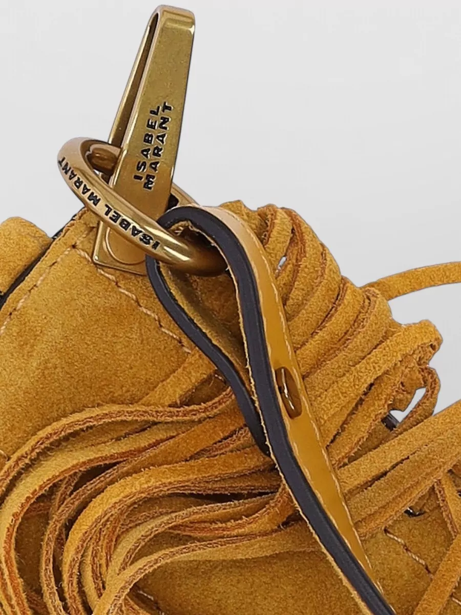 Isabel Marant Shoulder Bag Adjustable Strap Fringe Detail