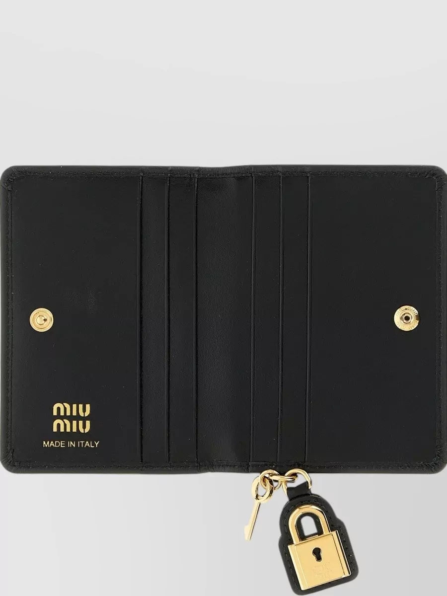 Miu Miu Na Leather Clutch Bag