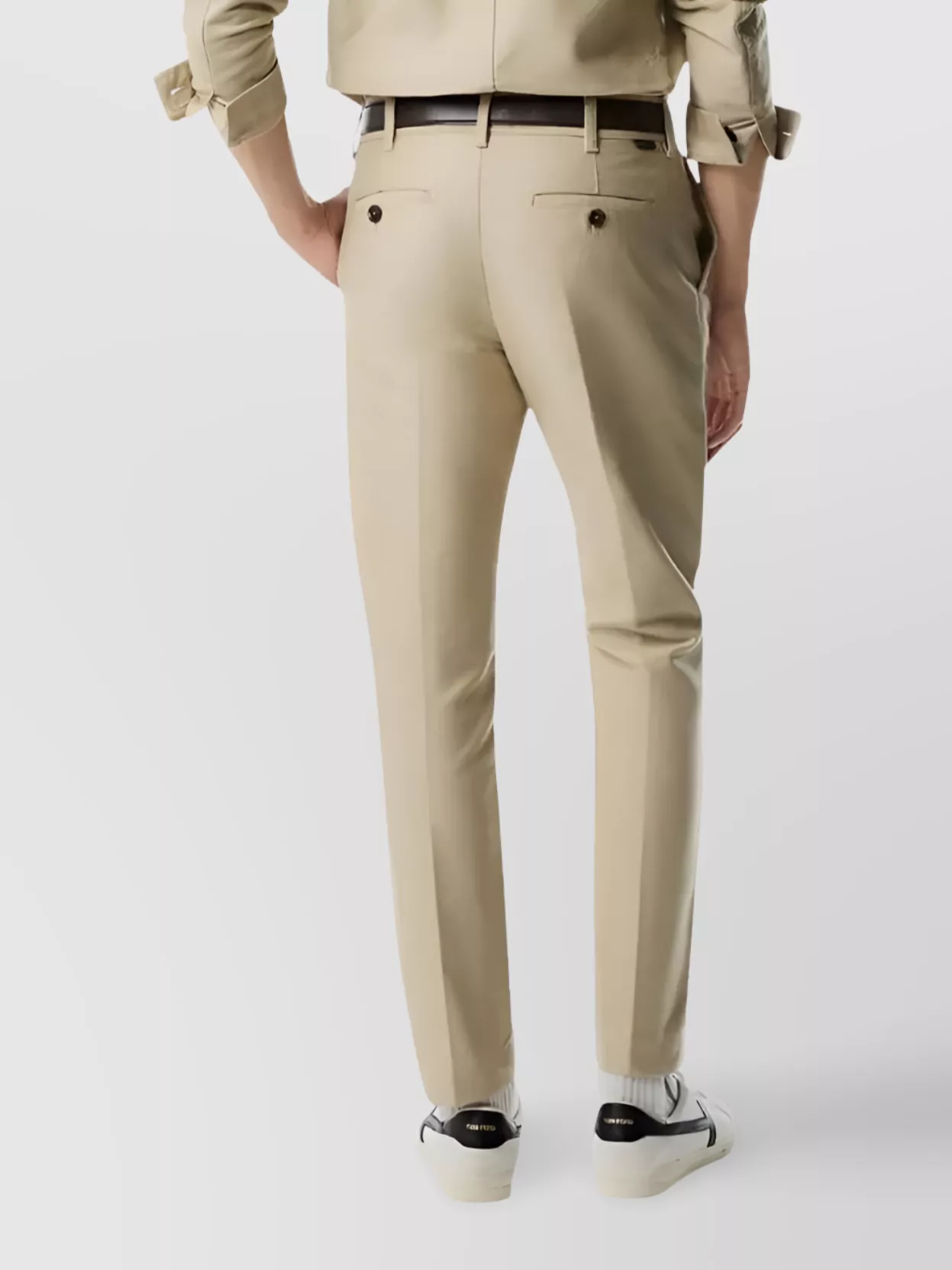 Tom Ford Cotton Satin Stand Collar Outershirt
