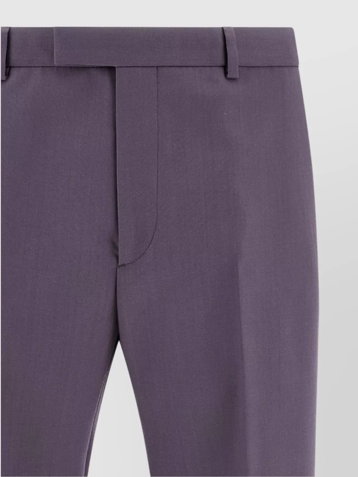 Gucci Tailored Trousers With Front Crease And Split Hem