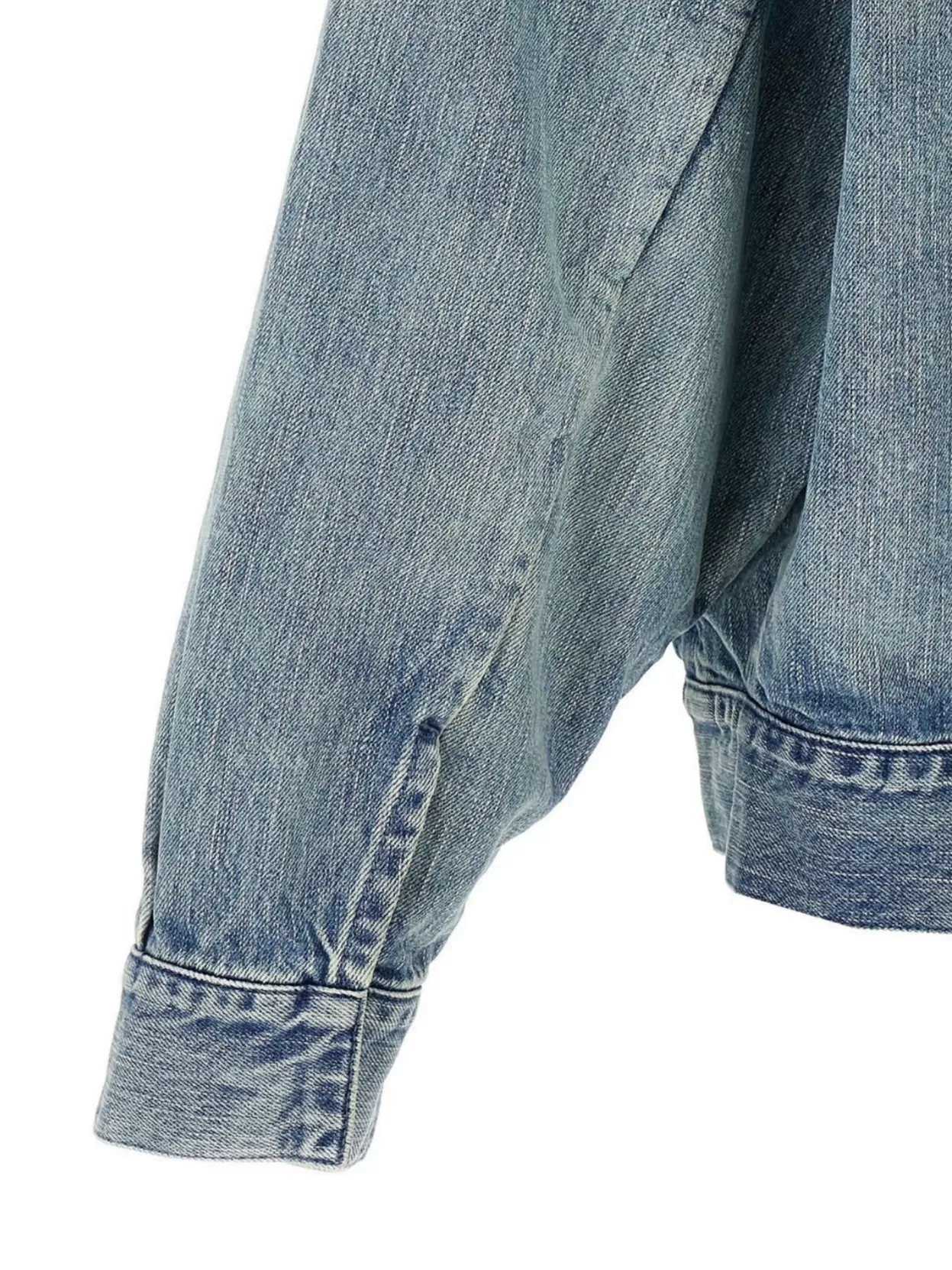 Fear Of God Denim Trucker Casual Jackets And Parka Blue