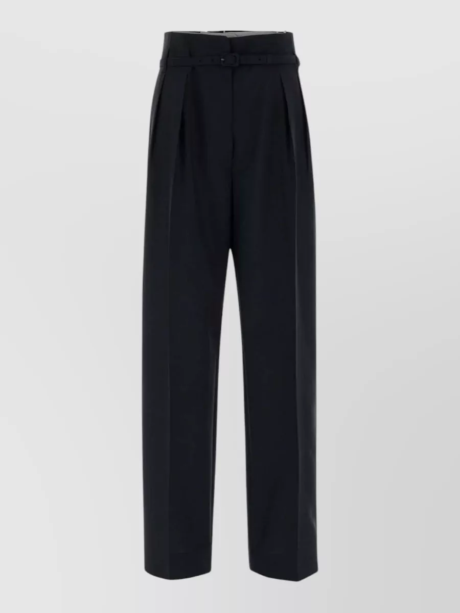 Prada high-rise wide-leg tailored trousers