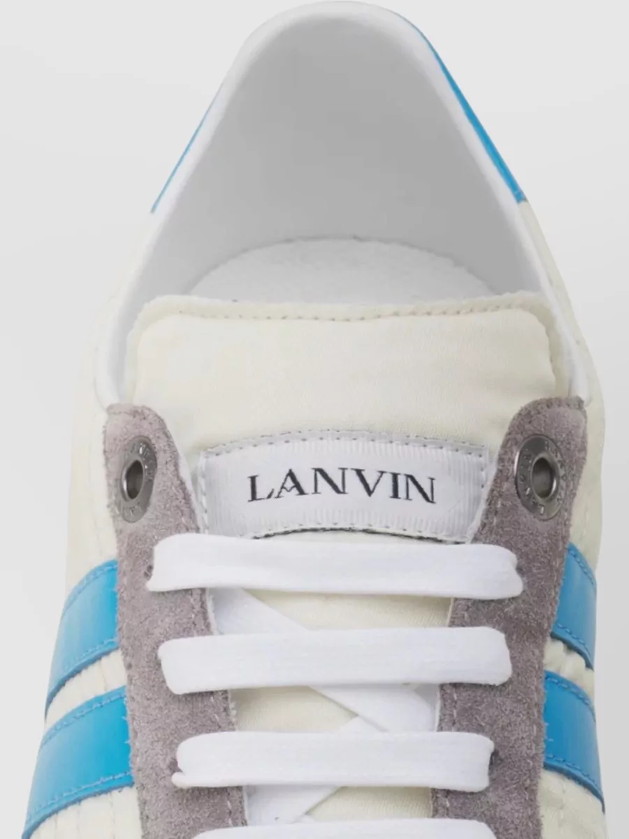 Lanvin Nylon Low-Top Sneakers
