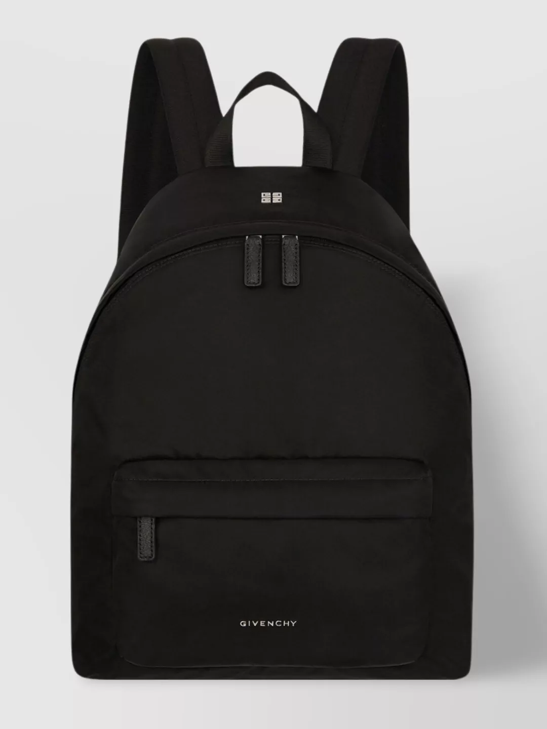 Shop Givenchy Adjustable Straps U Backpack With Zippered Pocket In Black