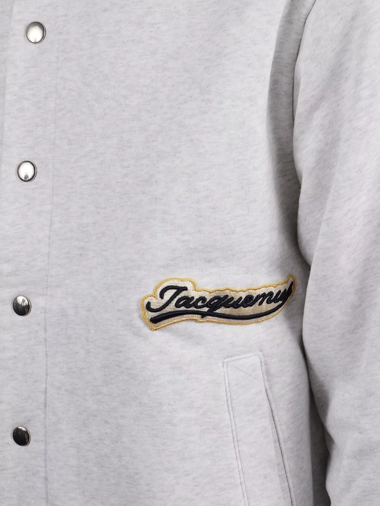 Jacquemus Cotton Overshirt With Drawstring And Pockets In Gray