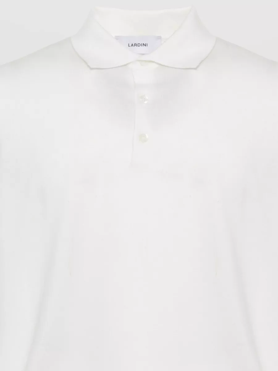 Lardini Cotton Short-Sleeve Polo Shirt