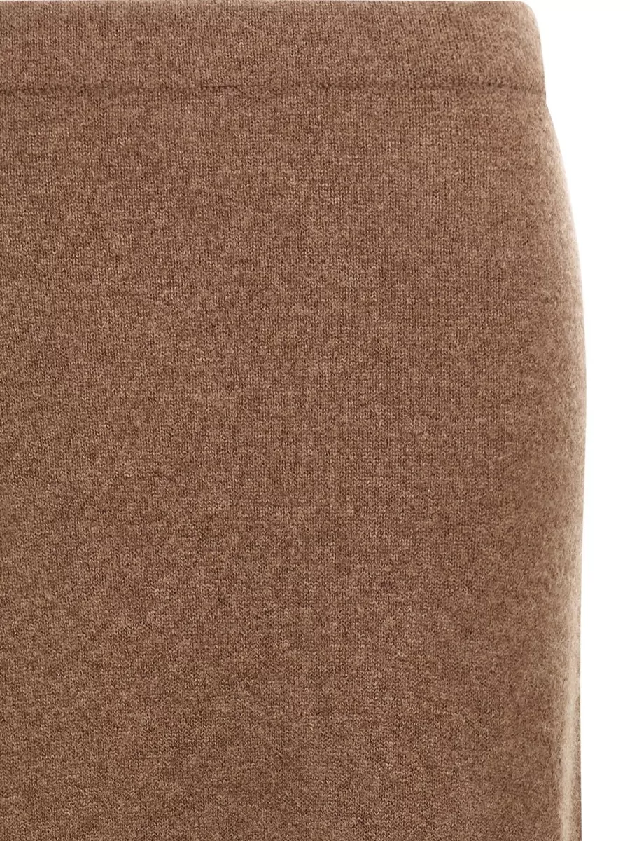 Max Mara Cashmere-Blend Midi Straight Skirt