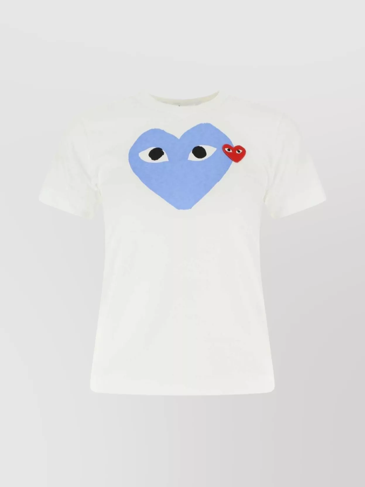 Shop Comme Des Garçons Play Versatile Crew Neck T-shirt In Blue