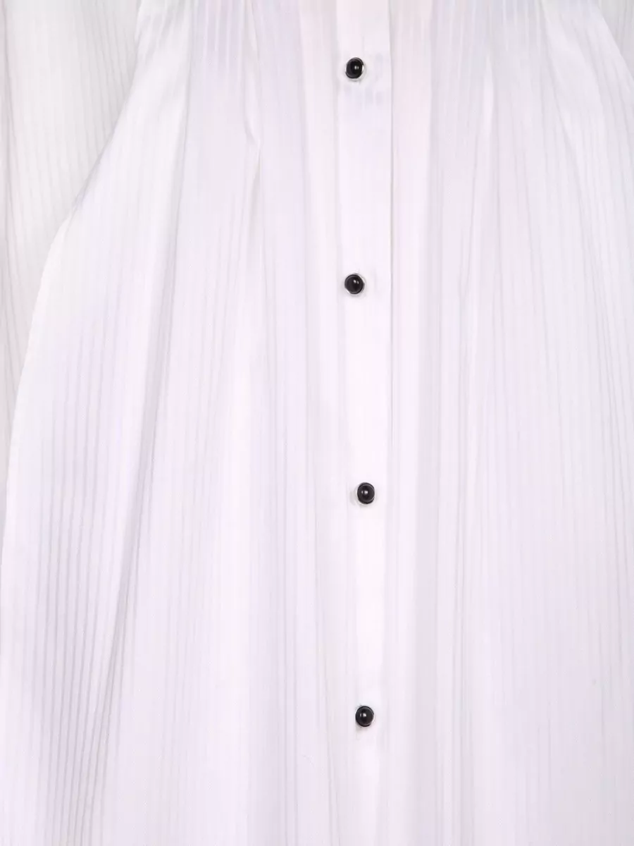 Emporio Armani Pleated Panelled Long-Sleeve Shirt