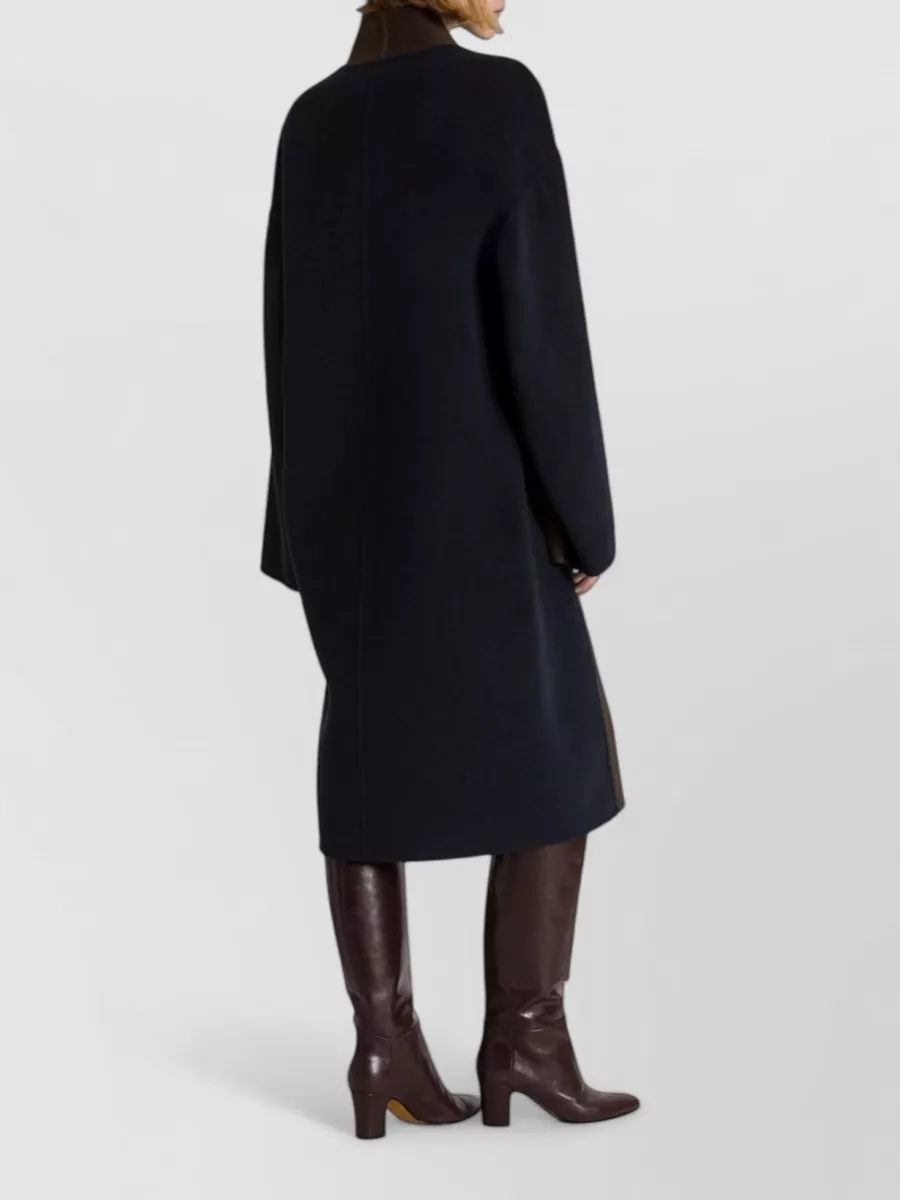 Alberta Ferretti Cashmere Wool Long Coat