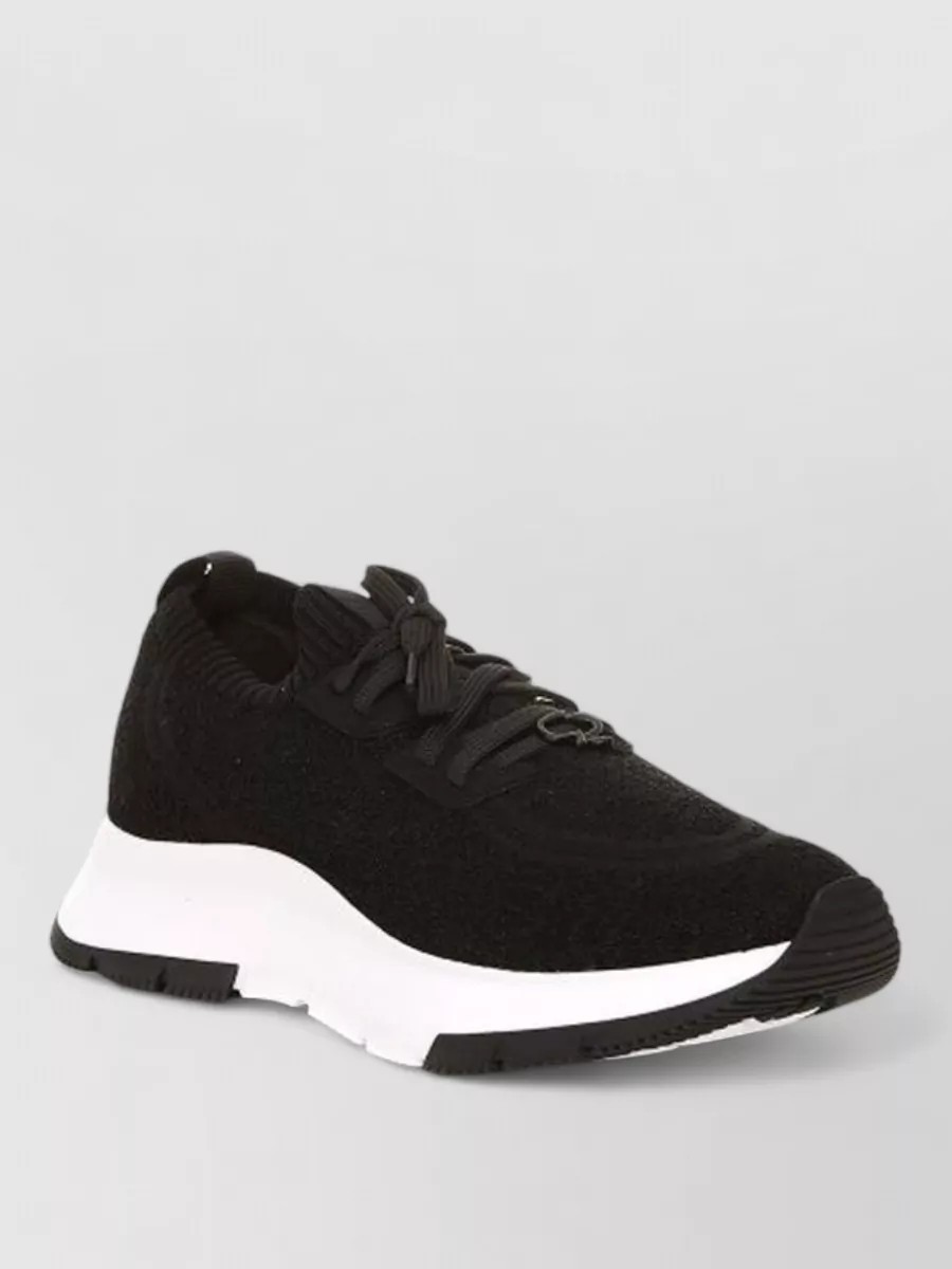 Gianvito Rossi fabric lace-up sneakers