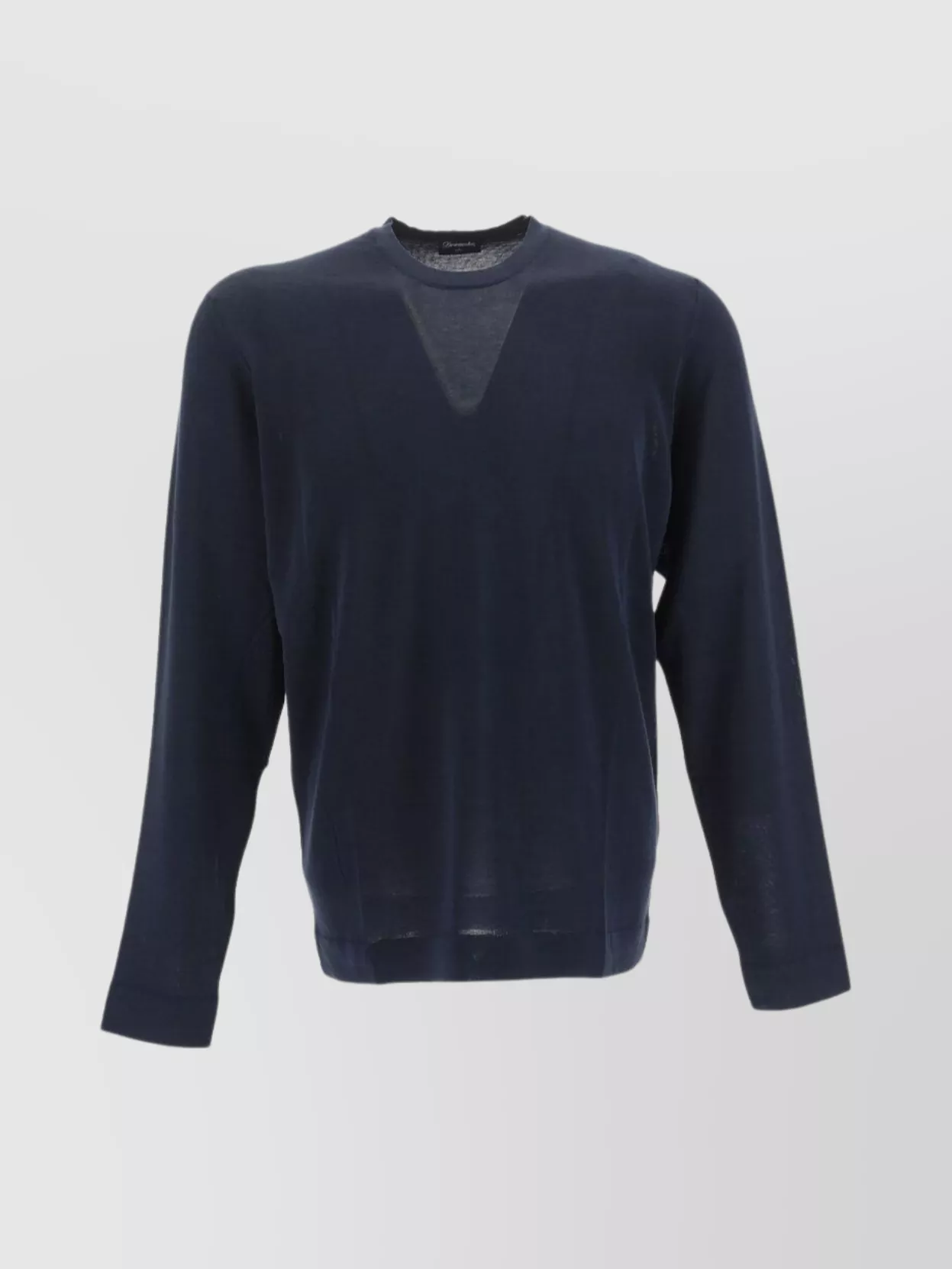 Shop Drumohr V-neck Ribbed Cotton Knit Sweater