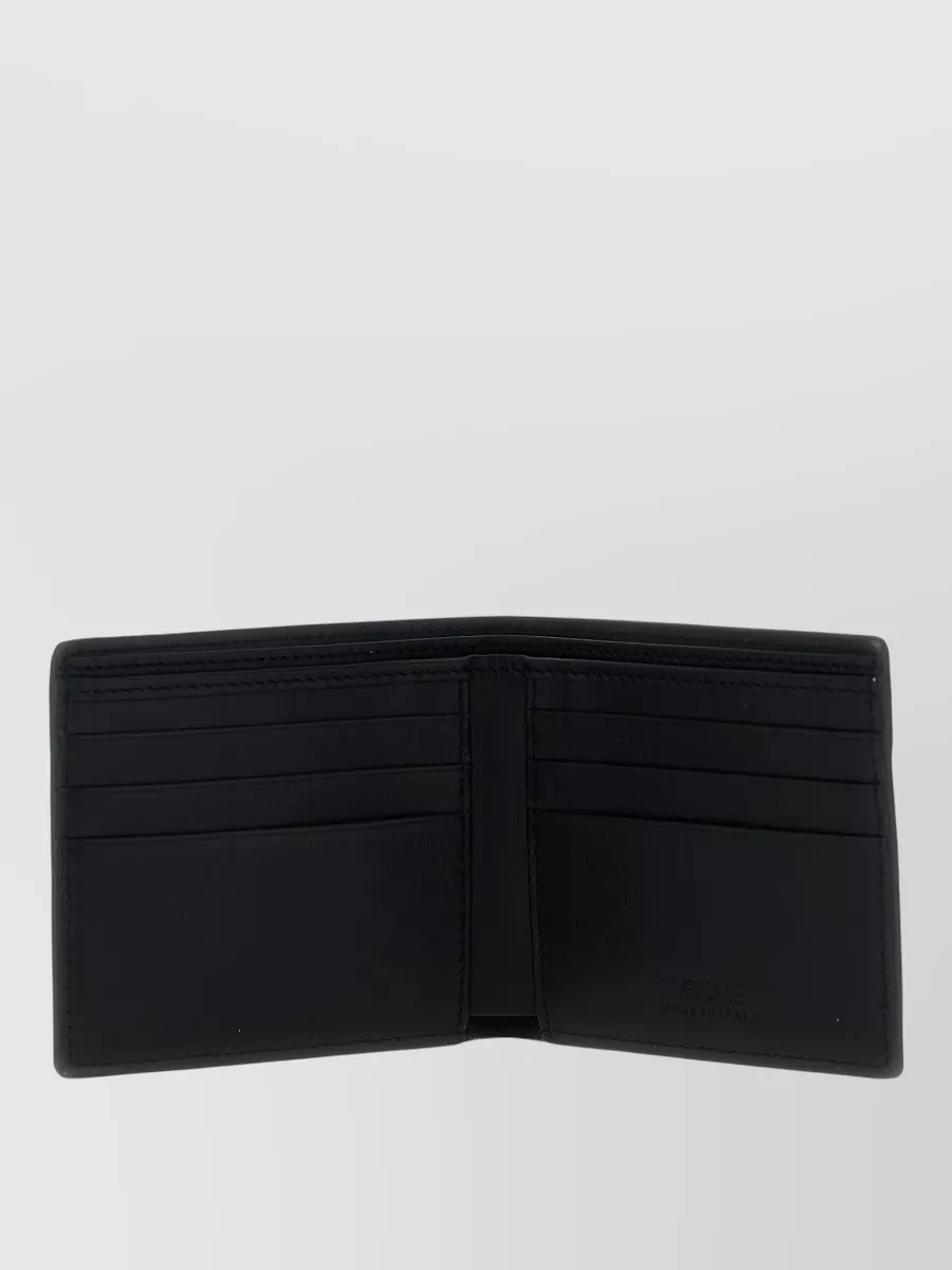 Versace V Logo Bifold Wallet And Cardholder