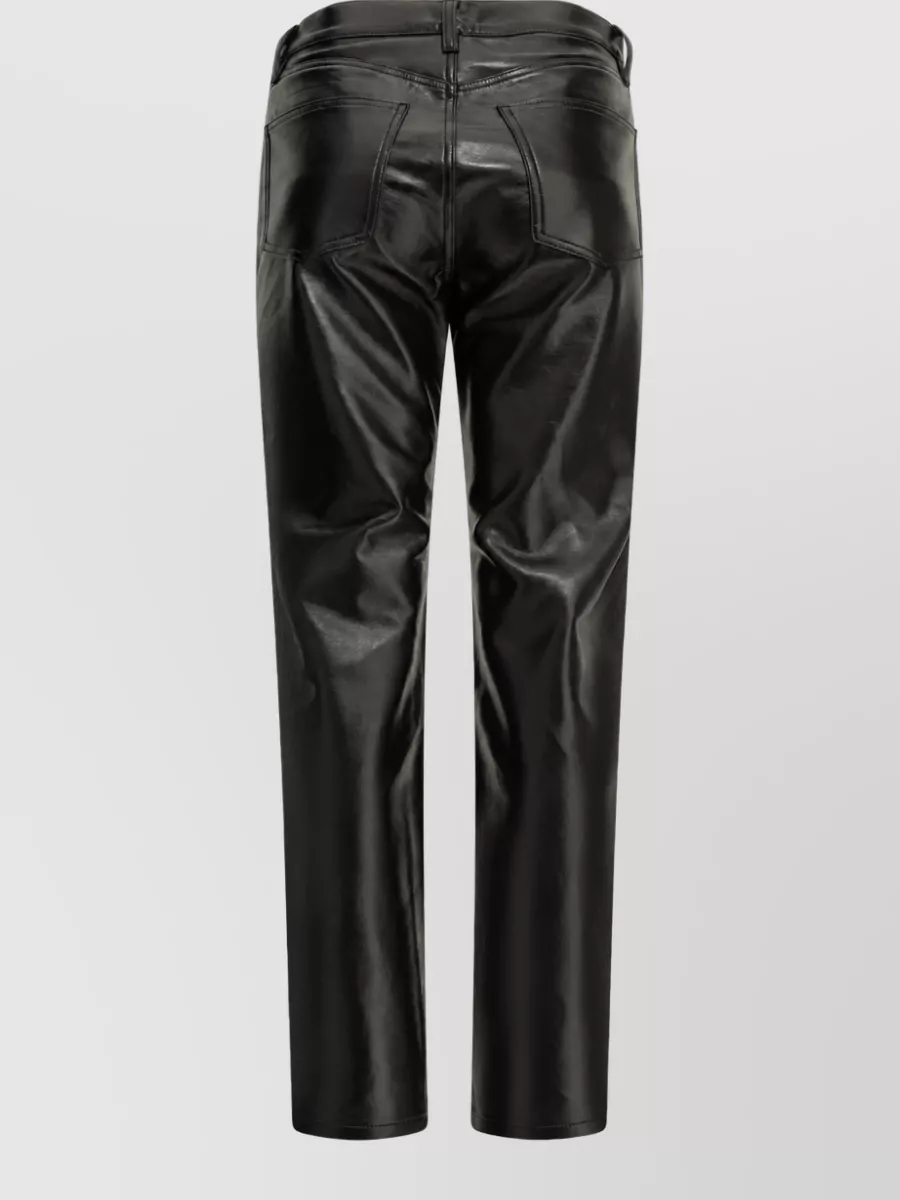 Agolde Recycled leather straight-leg pants