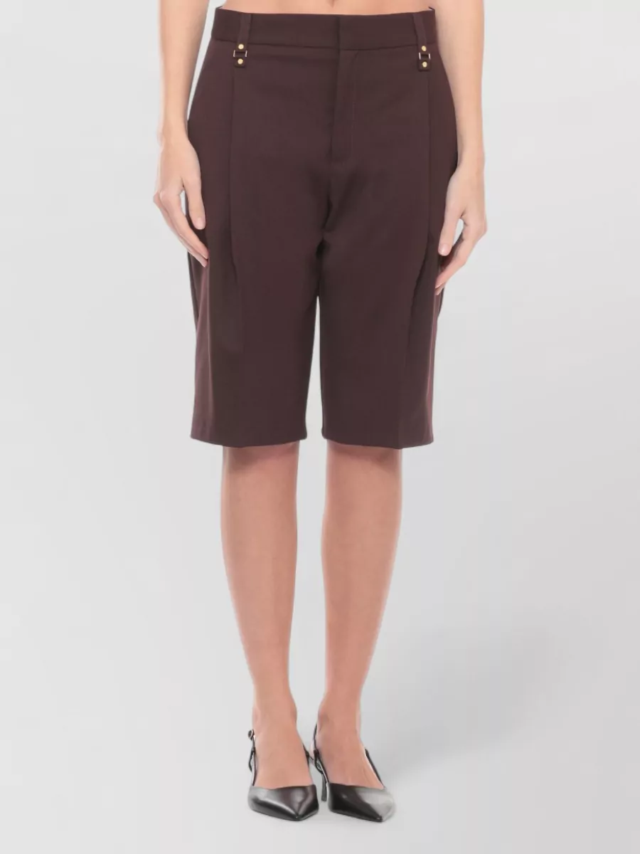 Elisabetta Franchi Cropped Bermuda Shorts
